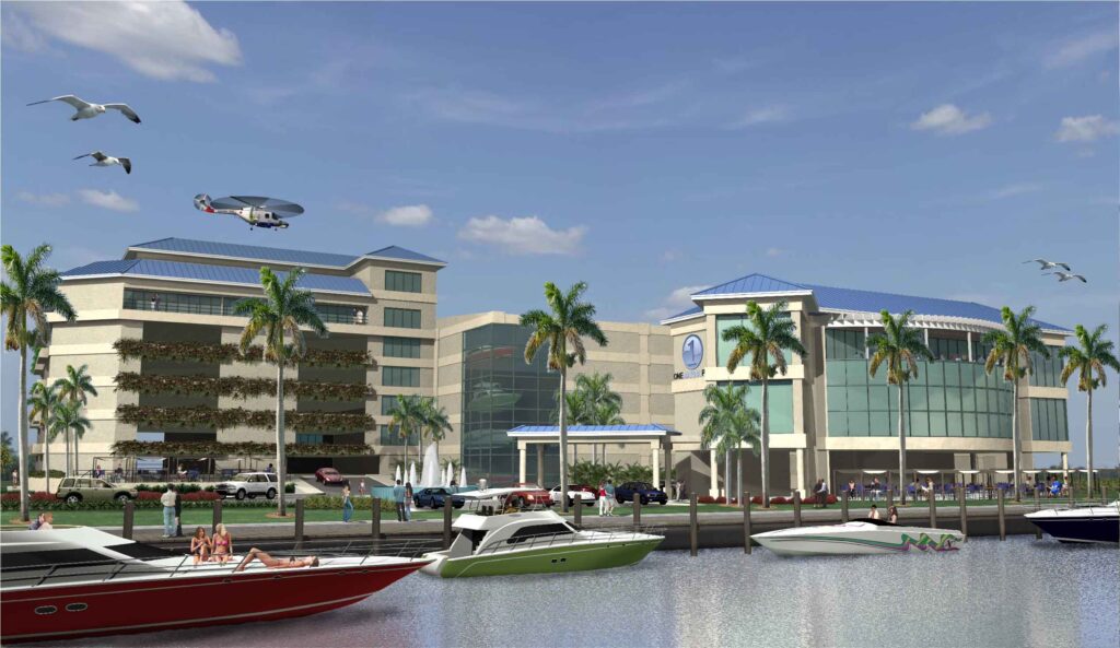 One Marina Place Yacht Dryslips, Parking Garage, Retail & Condos